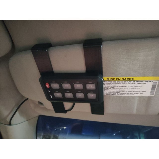 AUX Switch Panel Sun Visor Bracket — source image