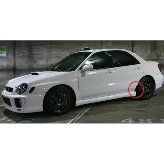 Lower rear wheel arch trim — source image