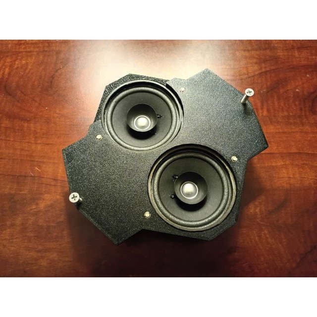 Dual 3.5" Dash Speaker Adapter — source image