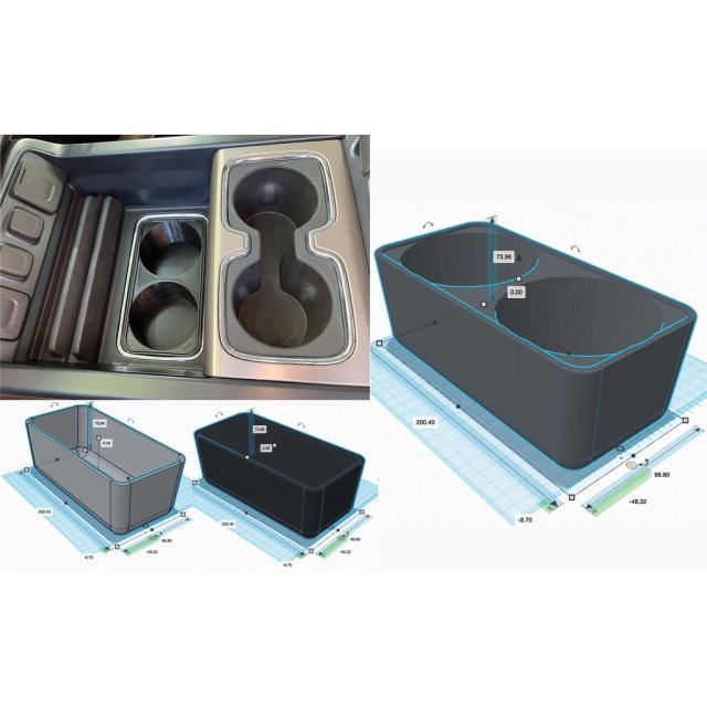 Center Console Storage Trays — source image