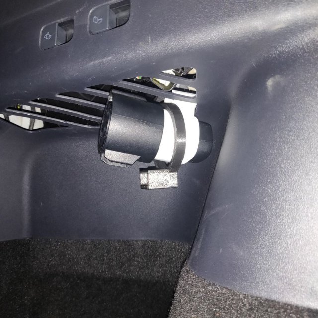 J1772 Adapter Trunk Holder — source image