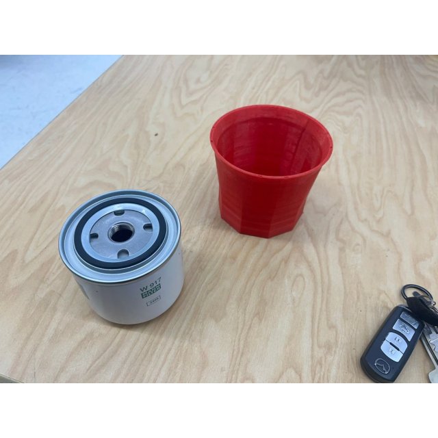 Oil Filter Overflow Catch — source image