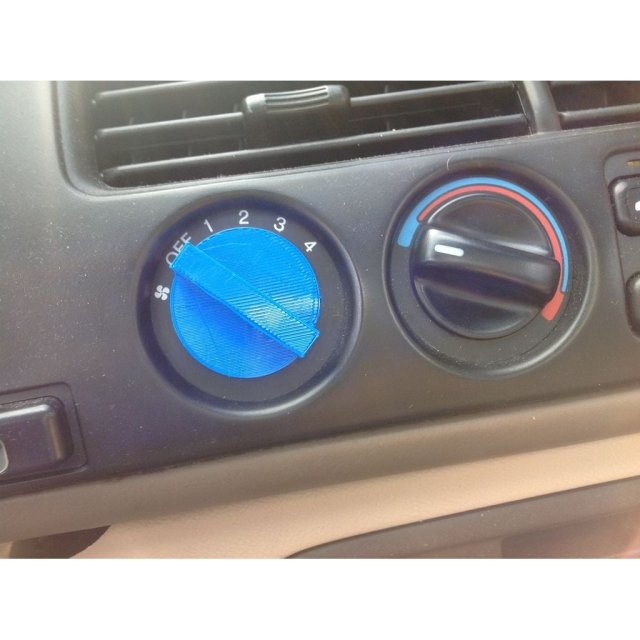HVAC fan control knob — source image