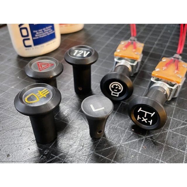FJ40 Custom Dash Knobs — source image
