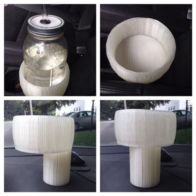 Cup Holder Adapter (Quart Jar) — source image