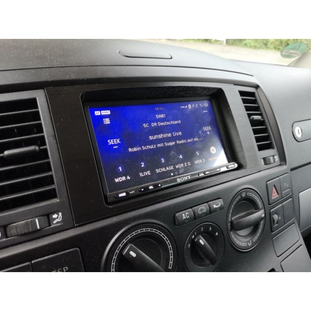 VW Multivan Double DIN Frame Sony XAV AX3005DB — source image