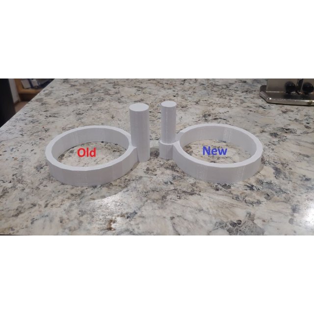 Cup holder remixed to fit 17mm arm rest holes — source image