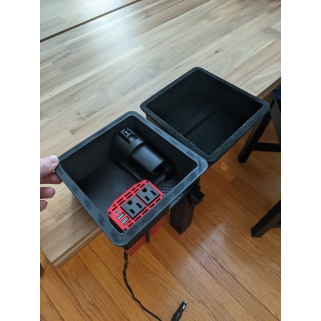 Rear Center Console 120v Outlet Inverter Mount — source image
