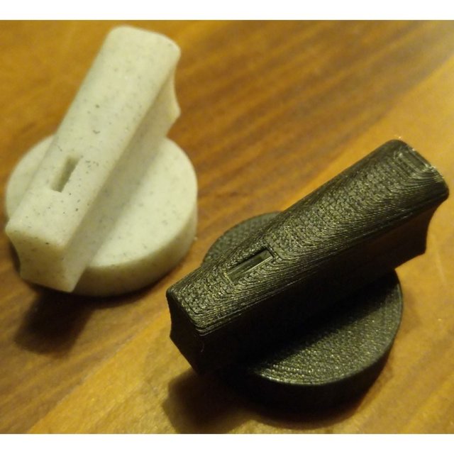 HVAC control knob — source image