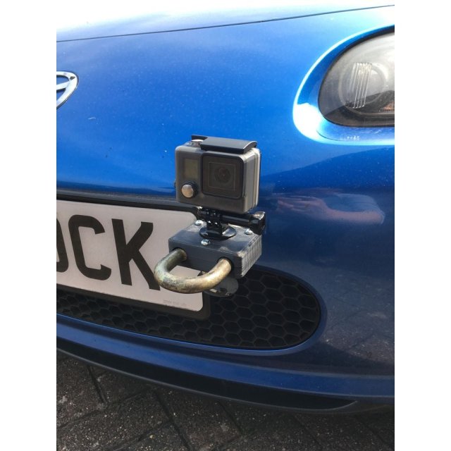 Standard tow eye GoPro action camera mount — source image