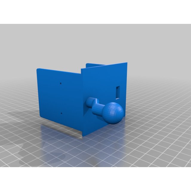 Dash Cubby Cover Plate with Ball Mount and USB Port — source image