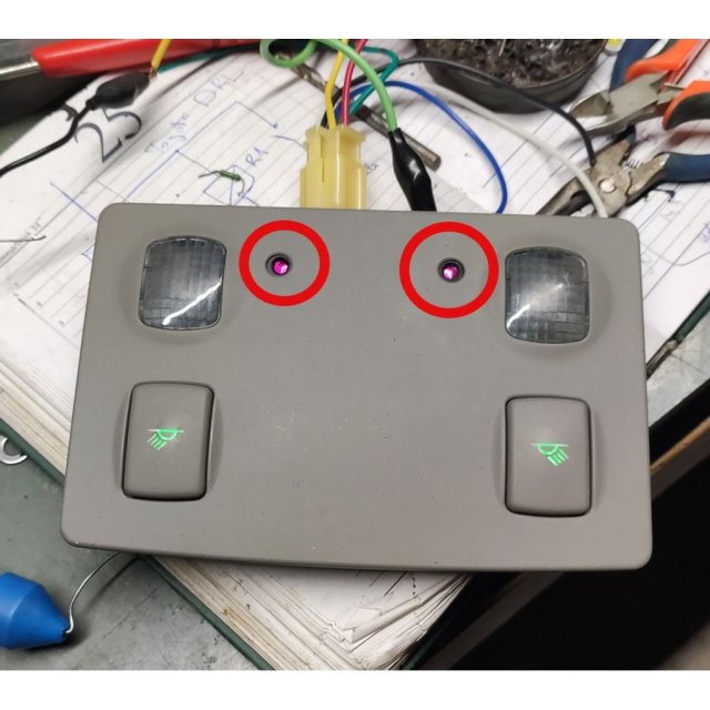 Interior Dome Light LED Retrofit Holder — source image