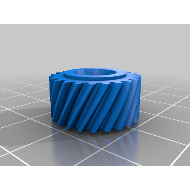 Roof motor helical gear replacement — source image