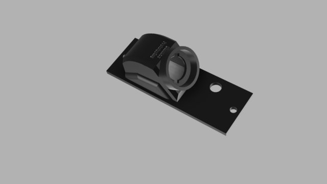 License Plate Light Camera Mount — source image