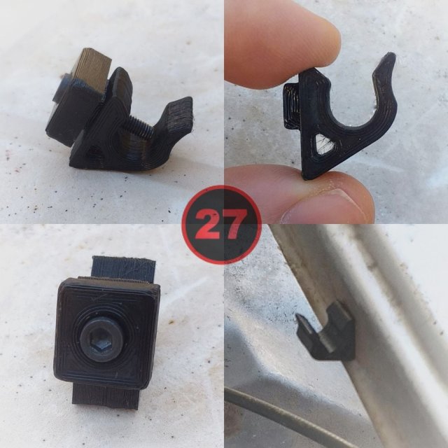 Bonnet rod retainer clip — source image