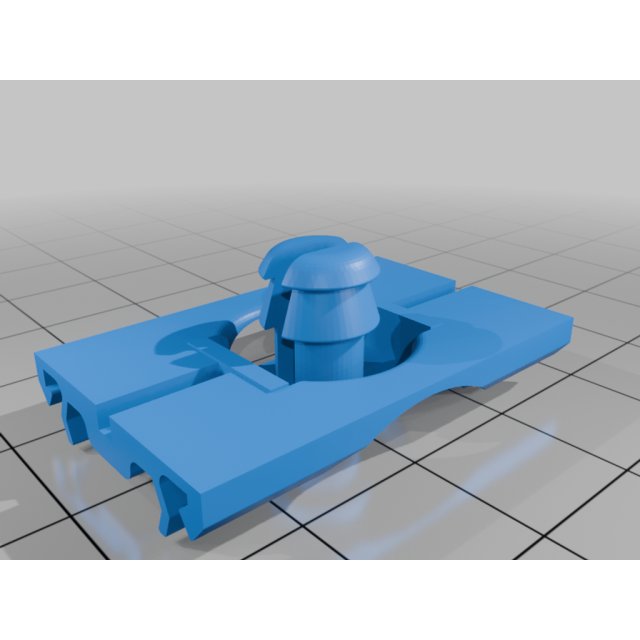 Side bumper bar clip/connector — source image