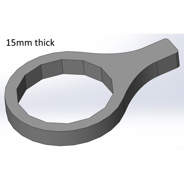 Oil Filter Wrench 74mm 14faced (1 9tdi) — source image