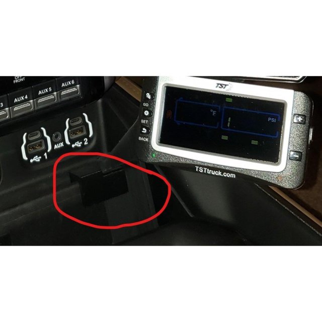 GPS and TPMS Display Mount — source image