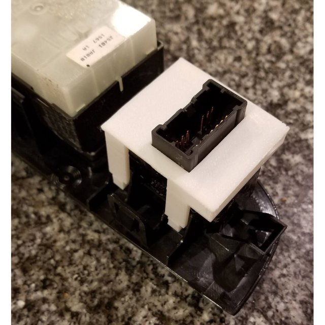 Outside Mirror Remote Control Bracket — source image