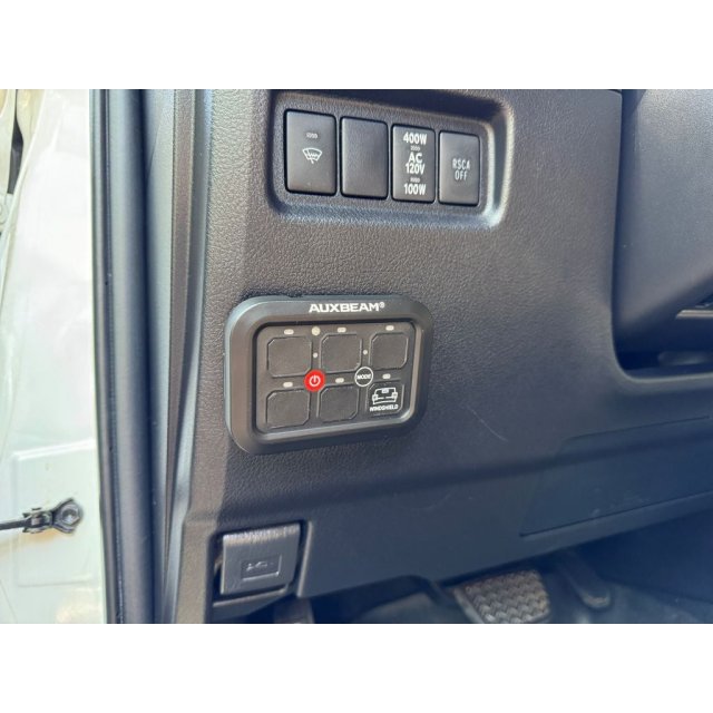 Auxbeam RA60 6-Gang Switch Panel Mount — source image