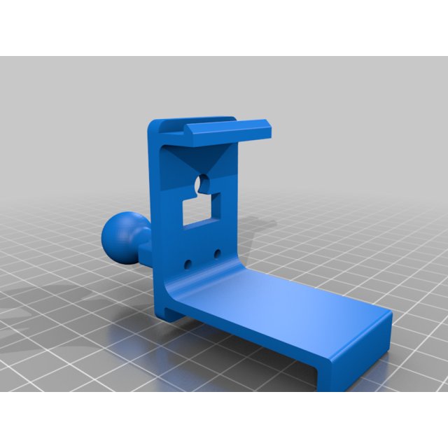 Smartphone Mount Bracket for Radio Compartment — source image