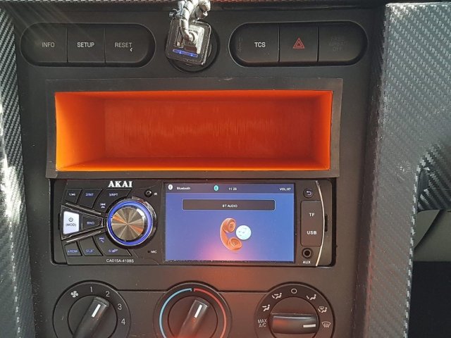 2DIN to 1DIN Radio Adapter with Case — source image
