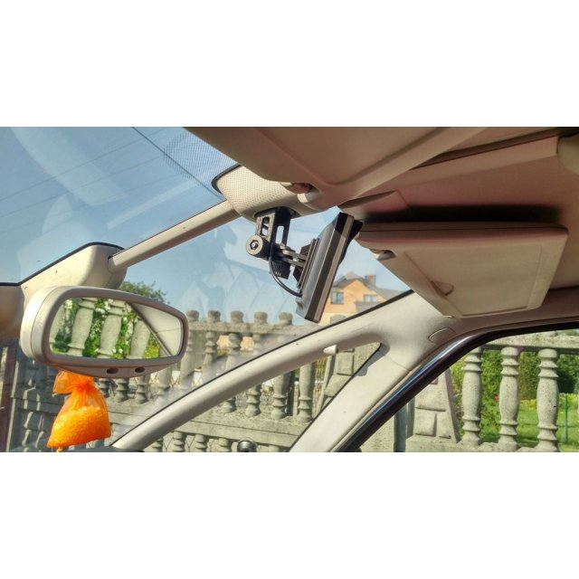 Interior LCD Monitor Mount (Rear Mirror Replacement) — source image