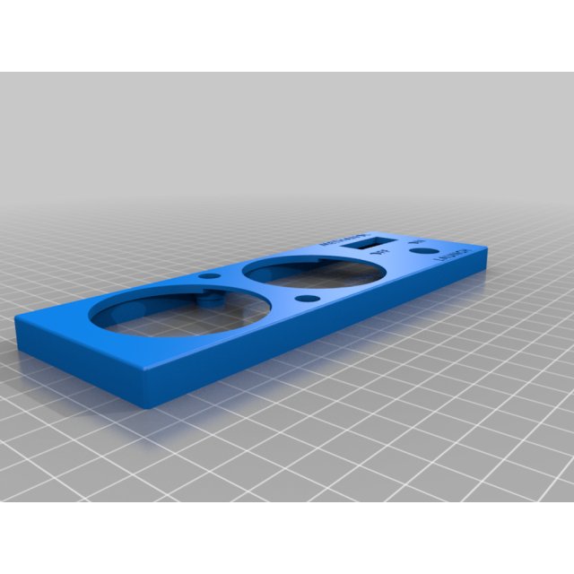 DIN Gauge Plate w switches — source image