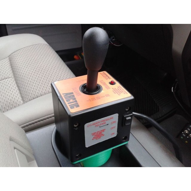 Snow Plow Joystick Cupholder Mount — source image