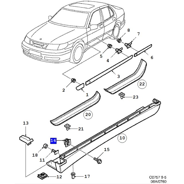 Side Skirt Mounting Bushing — source image