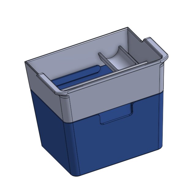 Tray and trash bin , variation — source image