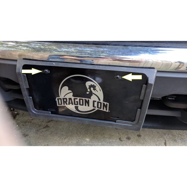 Front License Plate Screw Mount — source image