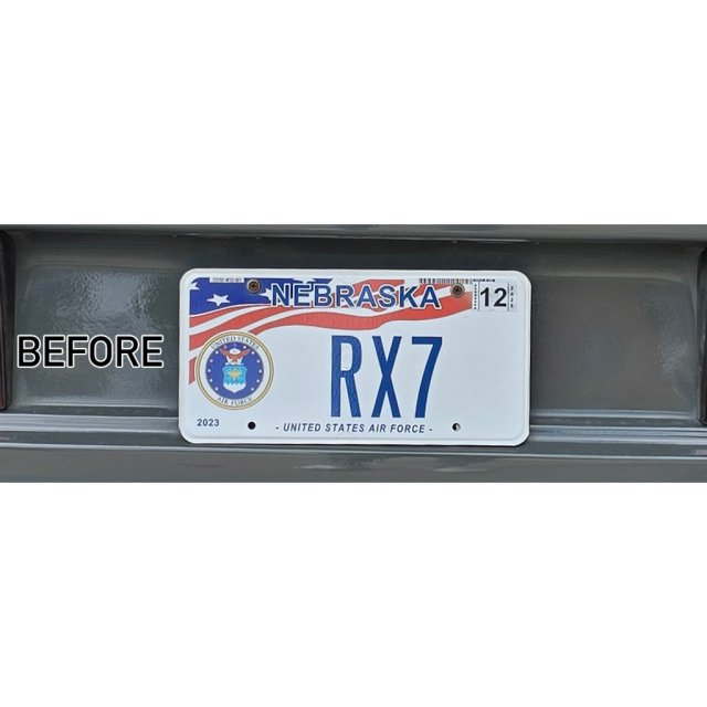 USA Offset License Plate Bracket — source image