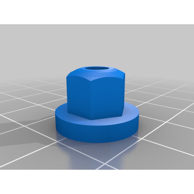 unthreaded 10mm hex head plastic nut — source image