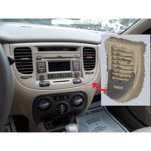 Dashboard vent mount — source image