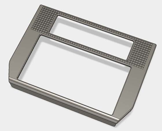 Double DIN Radio Bezel — source image