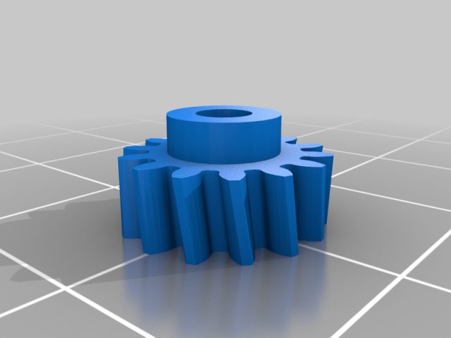 Odometer Spur Gear 14 Tooth — source image