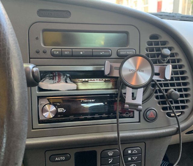 Radio Single Din Converter and Phone Holder — source image