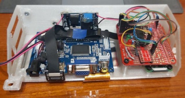 Custom Circuit Mount for Info LCD Module — source image