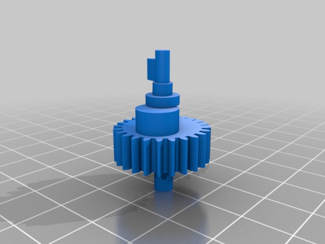 Lock pin gear replacement — source image
