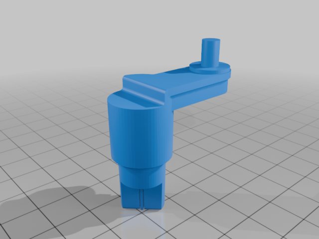 HVAC Temp Blend Door Rod/Lever — source image