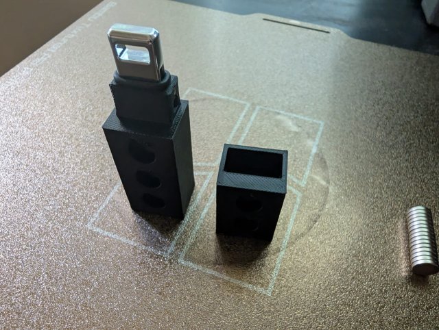 Magnetic Hide A Key Holder — source image