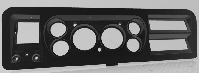 Custom Dash Bezel — source image